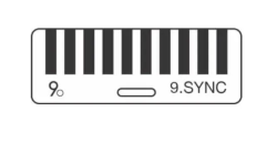 9dot Key for GigaSync Cartridges, LiteSync & 8INJ